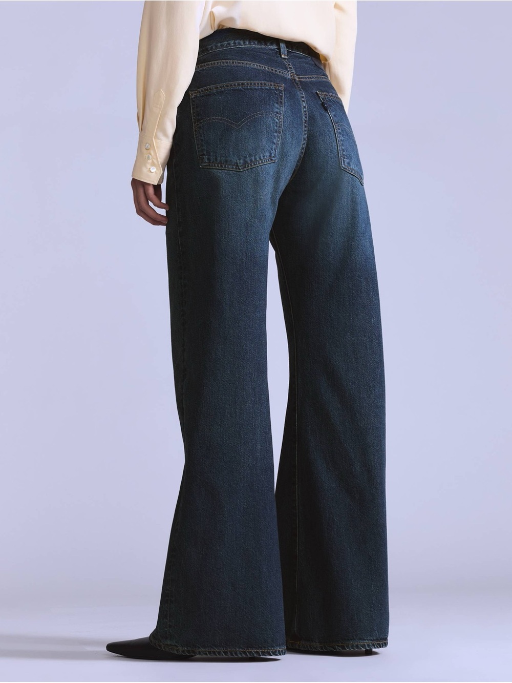 Levi's Blue label Women's Carve Jeans in Cerulean Made in Japan - Picture 2 of 5